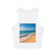 Serene Coastal Bliss - Women's Micro Rib Racer Tank Top