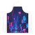 Cyberpunk Dreamscape - Apron, 5-Color Straps (AOP)
