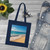 Serene Coastal Bliss - Organic Cotton Tote Bag