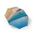 Serene Coastal Bliss - Semi-Automatic Foldable Umbrella