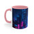 Cyberpunk Dreamscape - Accent Mugs