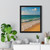 Serene Coastal Bliss - Vertical Framed Poster