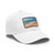 Serene Coastal Bliss - Dad Hat with Leather Patch (Rectangle)