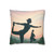 Serenity in Motion - Square Poly Canvas Pillowcase