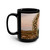 Ethereal Garden Bliss - Black Mug, 15oz