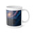 Celestial Spellbinder - White Ceramic Mug, 11oz