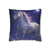Celestial Unicorn Dreams - Square Poly Canvas Pillowcase