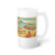 Retro Beach Party - Frosted Glass Beer Mug