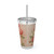 Love in Bloom - Sunsplash Tumbler with Straw, 16oz
