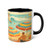 Retro Beach Party - Accent Mugs, 11oz