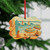 Retro Beach Party - Metal Plaque Ornament