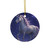 Celestial Unicorn Dreams - Decorative Ceramic Ornaments, Double-Sided (1pc, 3pcs, 5pcs, 10pcs)