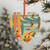 Retro Beach Party - Crystal Glass Ornament
