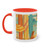 Retro Beach Party - Two-Tone Coffee Mug, 11oz