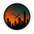 Glamorous Cityscape - Wall Clock