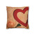 Eternal Love Blossoms - Spun Polyester Square Pillowcase