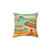 Retro Beach Party - Spun Polyester Square Pillow