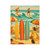 Retro Beach Party - Velveteen Microfiber Blanket