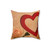 Eternal Love Blossoms - Faux Suede Square Pillow