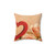 Eternal Love Blossoms - Faux Suede Square Pillow