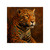 Jaguar Spirit Guardian - Transparent Outdoor Stickers, Square, 1pc