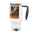 Canvas of Dreams - Stainless Steel Travel Mug with Handle, 14oz