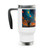 Canvas of Dreams - Stainless Steel Travel Mug with Handle, 14oz