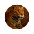 Jaguar Spirit Guardian - Transparent Outdoor Stickers, Round, 1pcs