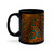 Jaguar Spirit Guardian - Black Coffee Mug, 11oz