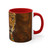 Jaguar Spirit Guardian - Colorful Accent Mugs, 11oz