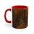 Jaguar Spirit Guardian - Colorful Accent Mugs, 11oz