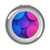 Radiant Circle Harmony - Compact Travel Mirror