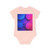 Radiant Circle Harmony - Baby Organic Short Sleeve Bodysuit