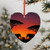 Savanna Sunset Serenade - Crystal Glass Ornament