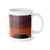 Savanna Sunset Serenade - White Ceramic Mug, 11oz