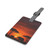 Savanna Sunset Serenade - Saffiano Polyester Luggage Tag, Rectangle