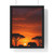 Savanna Sunset Serenade - Vertical Framed Poster