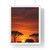 Savanna Sunset Serenade - Vertical Framed Poster