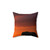 Savanna Sunset Serenade - Faux Suede Square Pillow