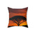 Savanna Sunset Serenade - Faux Suede Square Pillow
