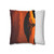 Savanna Sunset Serenade - Faux Suede Square Pillowcase