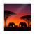 Savanna Sunset Serenade - Die-Cut Stickers, (DTF)