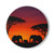 Savanna Sunset Serenade - Ceramic Coaster