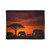 Savanna Sunset Serenade - Soft Polyester Blanket
