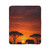 Savanna Sunset Serenade - Fleece Sherpa Blanket