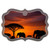 Savanna Sunset Serenade - Acrylic Ornament (Multi-depth)