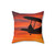 Skyward Journey - Faux Suede Square Pillow