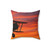 Skyward Journey - Faux Suede Square Pillow