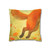 Whimsical Fox Dreams - Spun Polyester Square Pillowcase