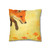 Whimsical Fox Dreams - Spun Polyester Square Pillowcase